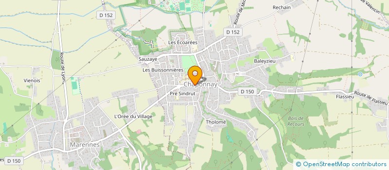 localisation de l'entreprise NATUREA B08  CHAPONNAY