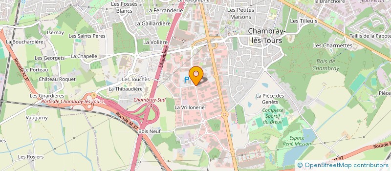 localisation de l'entreprise NATURECHAMPS à CHAMBRAY-LES-TOURS