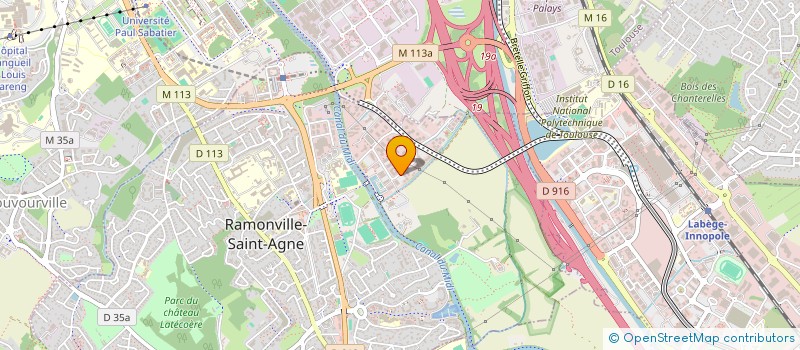 localisation de l'entreprise NATUREDITIONS  RAMONVILLE-SAINT-AGNE