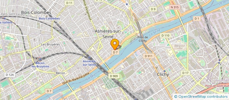 localisation de l'entreprise NATUREL BASICS  ASNIERES-SUR-SEINE