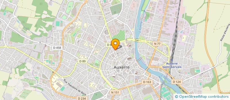 localisation de l'entreprise NATUREL COIFFE à AUXERRE