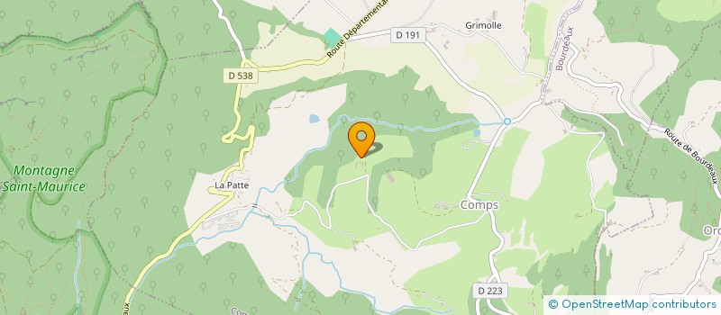 localisation de l'entreprise NATUREL GOURMET  COMPS