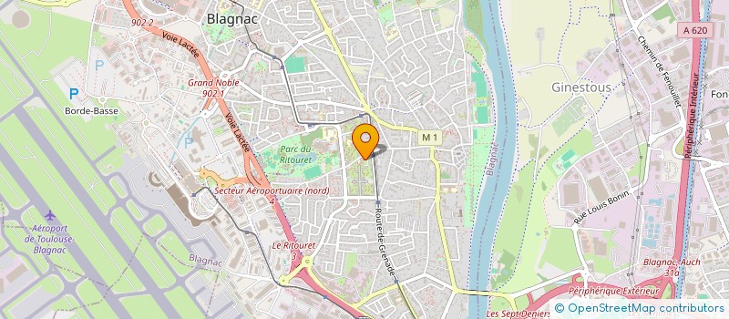 localisation de l'entreprise NATUREL'MOM  BLAGNAC