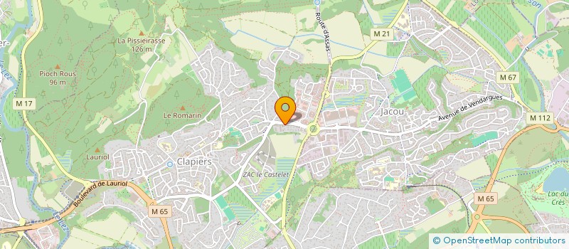 localisation de l'entreprise NATURELLE  CLAPIERS