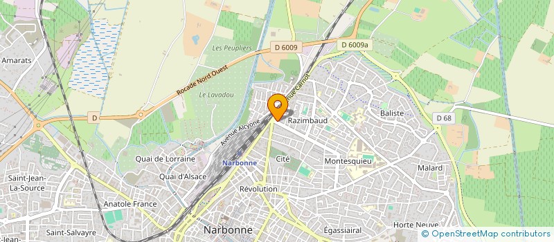 localisation de l'entreprise NATURELLE à NARBONNE