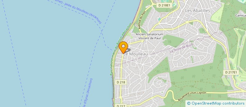localisation de l'entreprise NATURELLEMENT à ARCACHON