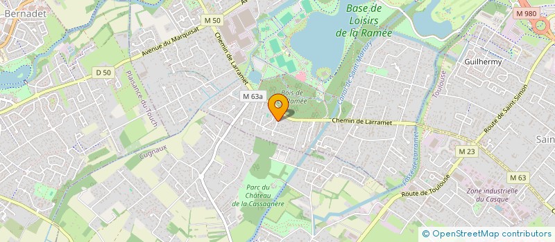 localisation de l'entreprise NATURELLEMENT BOIS CONSTRUCTIONS  TOURNEFEUILLE