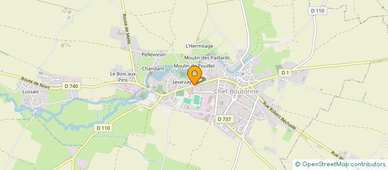 localisation de l'entreprise NATURELLEMENT EN CIRCUIT COURT  CHEF-BOUTONNE