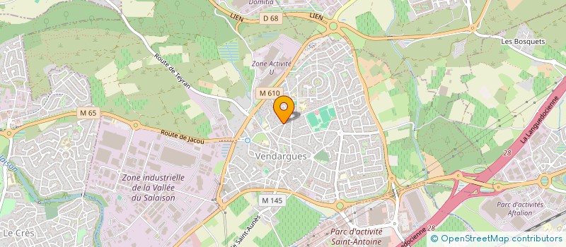 localisation de l'entreprise NATURELLEMENT EN FAMILLE à VENDARGUES