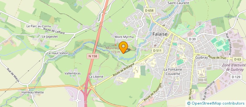 localisation de l'entreprise NATURELLEMENT GOURMAND à FALAISE