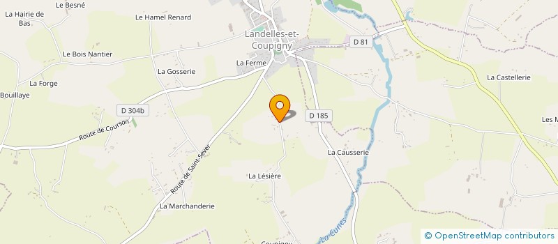 localisation de l'entreprise NATURELLEMENT NORMANDE à LANDELLES-ET-COUPIGNY