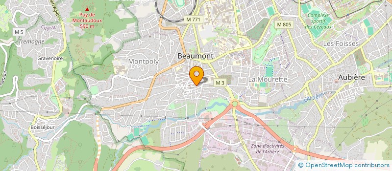 localisation de l'entreprise NATURELLEMENT PIERRES à BEAUMONT