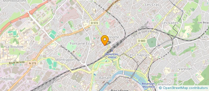 localisation de l'entreprise NATURELLEMENT20 à BESANCON