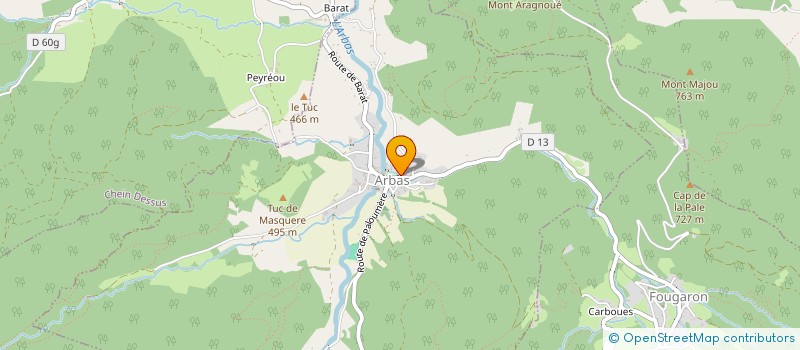 localisation de l'entreprise NATUREMBULLE  ARBAS