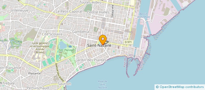 localisation de l'entreprise NATUREO  SAINT-NAZAIRE