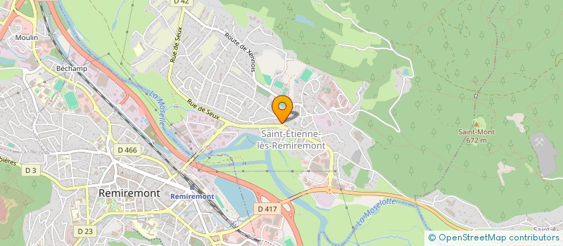 localisation de l'entreprise NATUREST à SAINT-ETIENNE-LES-REMIREMONT