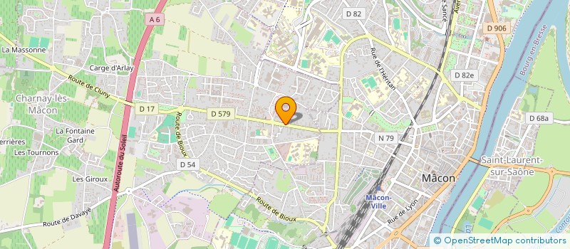 localisation de l'entreprise NATUREVET à CHARNAY-LES-MACON