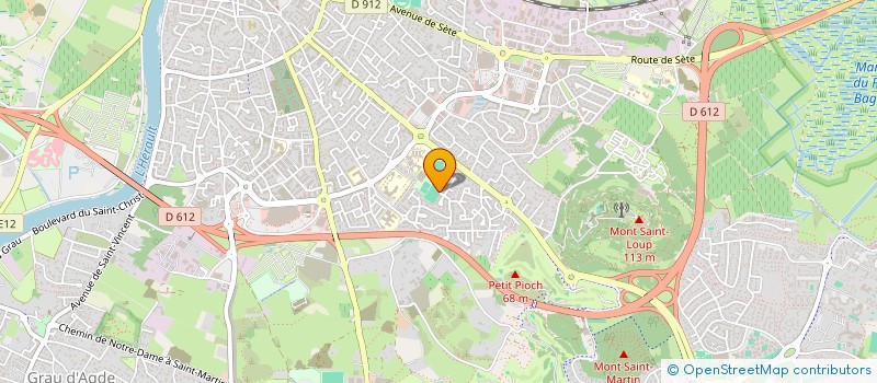 localisation de l'entreprise NATURIM  AGDE