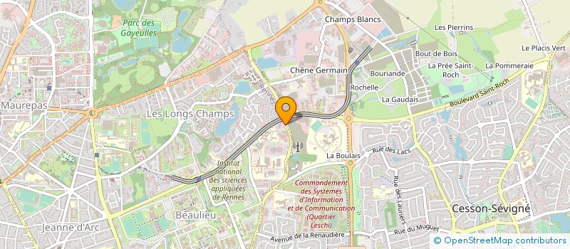 localisation de l'entreprise NATURO'CLIC  RENNES