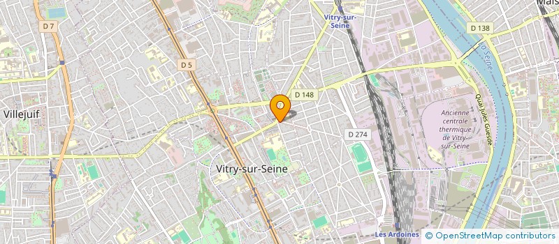 localisation de l'entreprise NATURO'COACH à VITRY-SUR-SEINE
