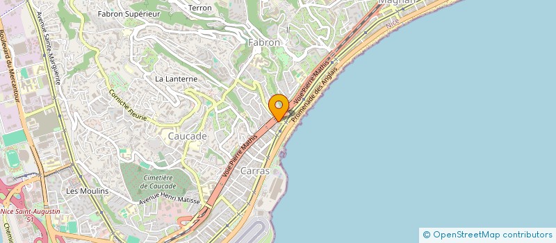 localisation de l'entreprise NATUROCOSME à NICE