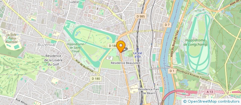 localisation de l'entreprise NATUROLAB à SAINT-CLOUD
