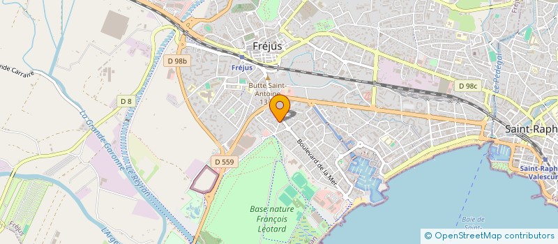 localisation de l'entreprise NATUROPATHIE RAPHAELOISE à FREJUS