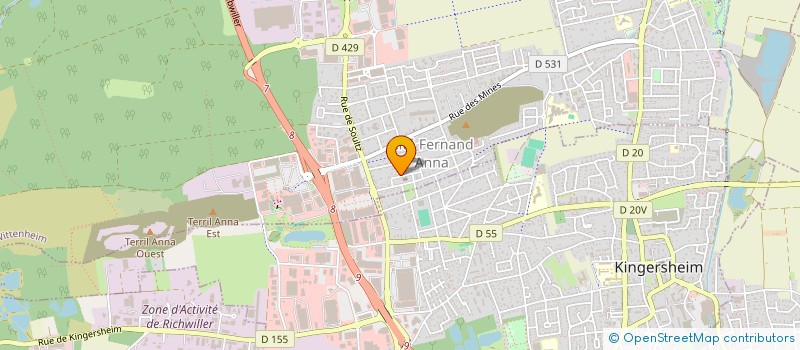 localisation de l'entreprise NATUROPATHIE-RELAXATION-NUTRITION  WITTENHEIM