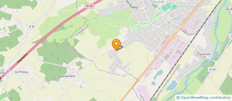 localisation de l'entreprise NATUROPIA  NAINTRE