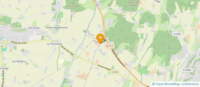 localisation de l'entreprise NATUROPLANTES  ALLEX