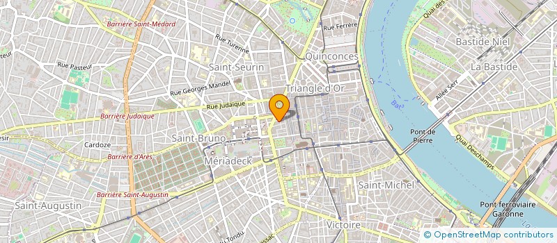 localisation de l'entreprise NATUROSPORT24 à BORDEAUX