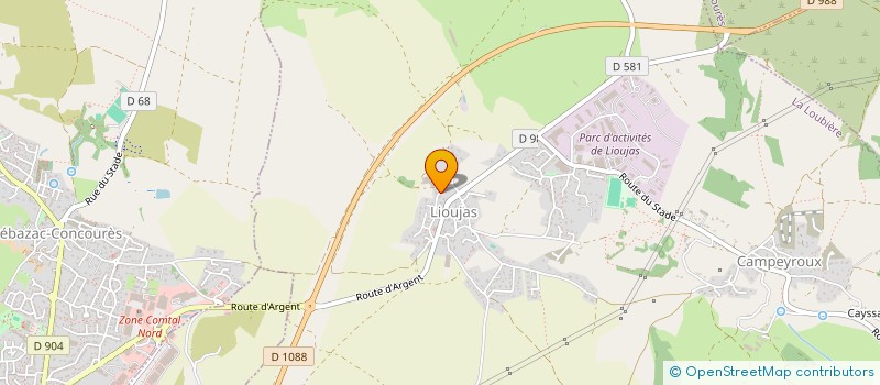 localisation de l'entreprise NATUROSTEO  LA LOUBIERE