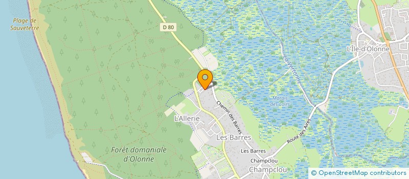 localisation de l'entreprise NATUROYA à LES SABLES D'OLONNE