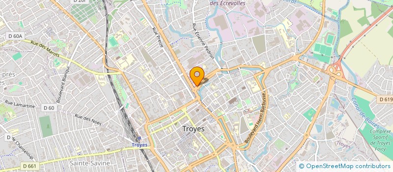 localisation de l'entreprise NATUROYOGA PRO à TROYES