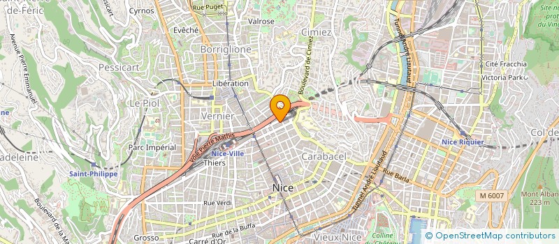 localisation de l'entreprise NATURPHYT à NICE