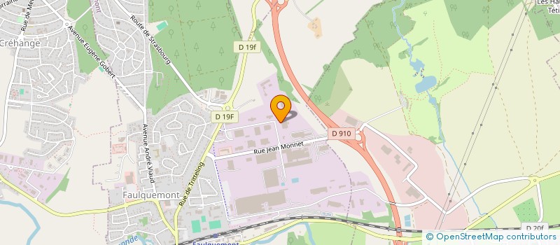 localisation de l'entreprise NATURPLAS  FAULQUEMONT