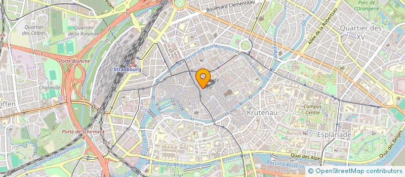 localisation de l'entreprise NATURSHOP SARL à STRASBOURG