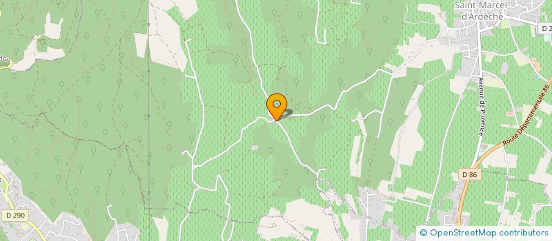 localisation de l'entreprise NATUS LESCA  SAINT MARCEL D'ARDECHE