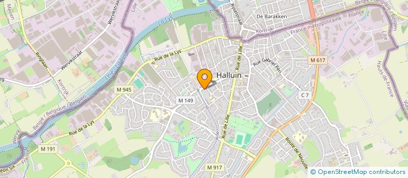 localisation de l'entreprise NATVAN SASU  HALLUIN