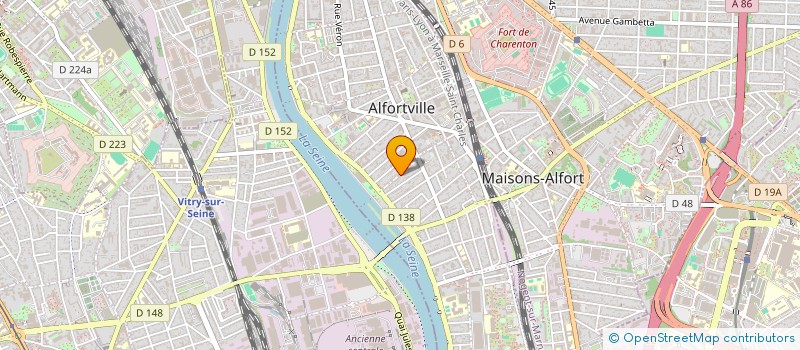 localisation de l'entreprise NATWORK à ALFORTVILLE