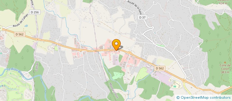 localisation de l'entreprise NATYKADECO à MONTAUROUX
