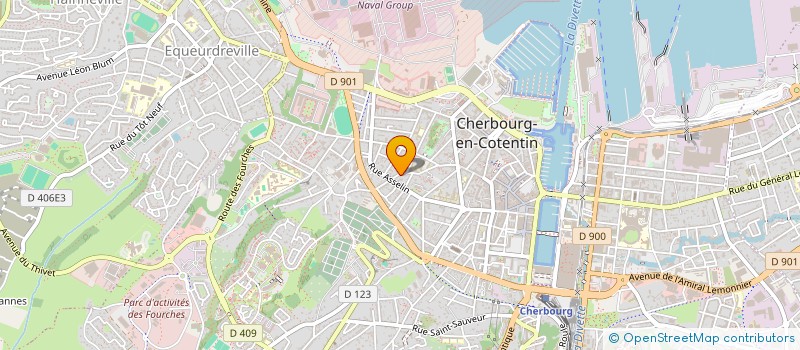 localisation de l'entreprise NATYMO à CHERBOURG-EN-COTENTIN