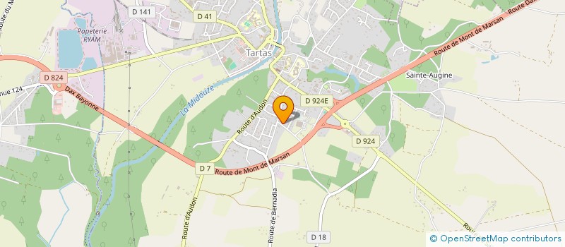 localisation de l'entreprise NATYSSA PEYRE  TARTAS