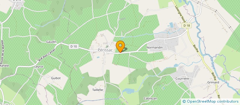 localisation de l'entreprise NAU-ELEC  PERISSAC