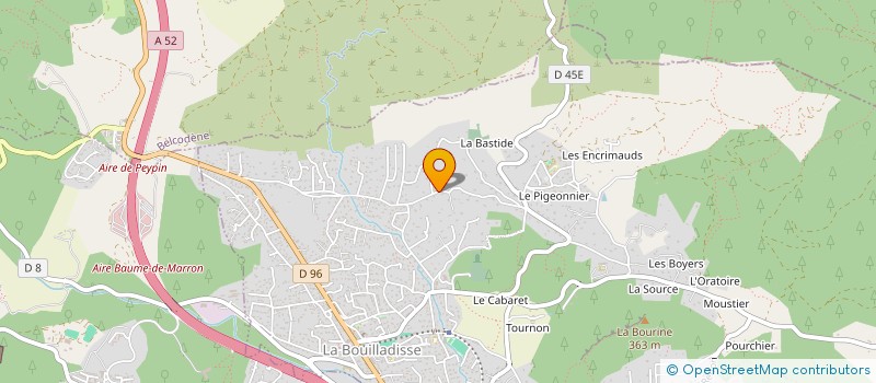 localisation de l'entreprise NAU FRANCE  LA BOUILLADISSE