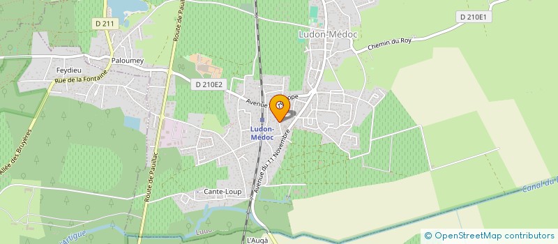 localisation de l'entreprise NAUA INVEST  LUDON-MEDOC