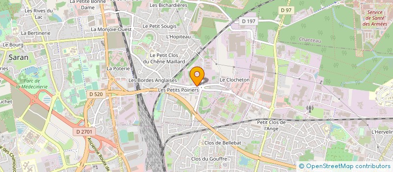 localisation de l'entreprise NAUBELDIS à SARAN