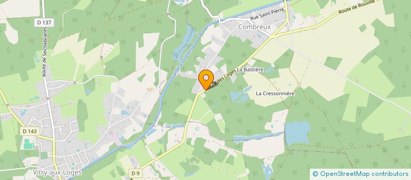 localisation de l'entreprise NAUD à COMBREUX