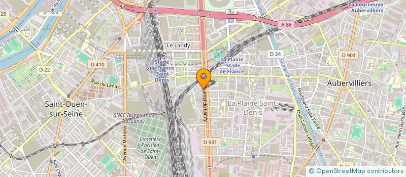 localisation de l'entreprise NAUDER INDUSTRIES à SAINT-DENIS