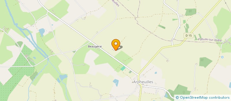 localisation de l'entreprise NAUDET FRERES à ARPHEUILLES